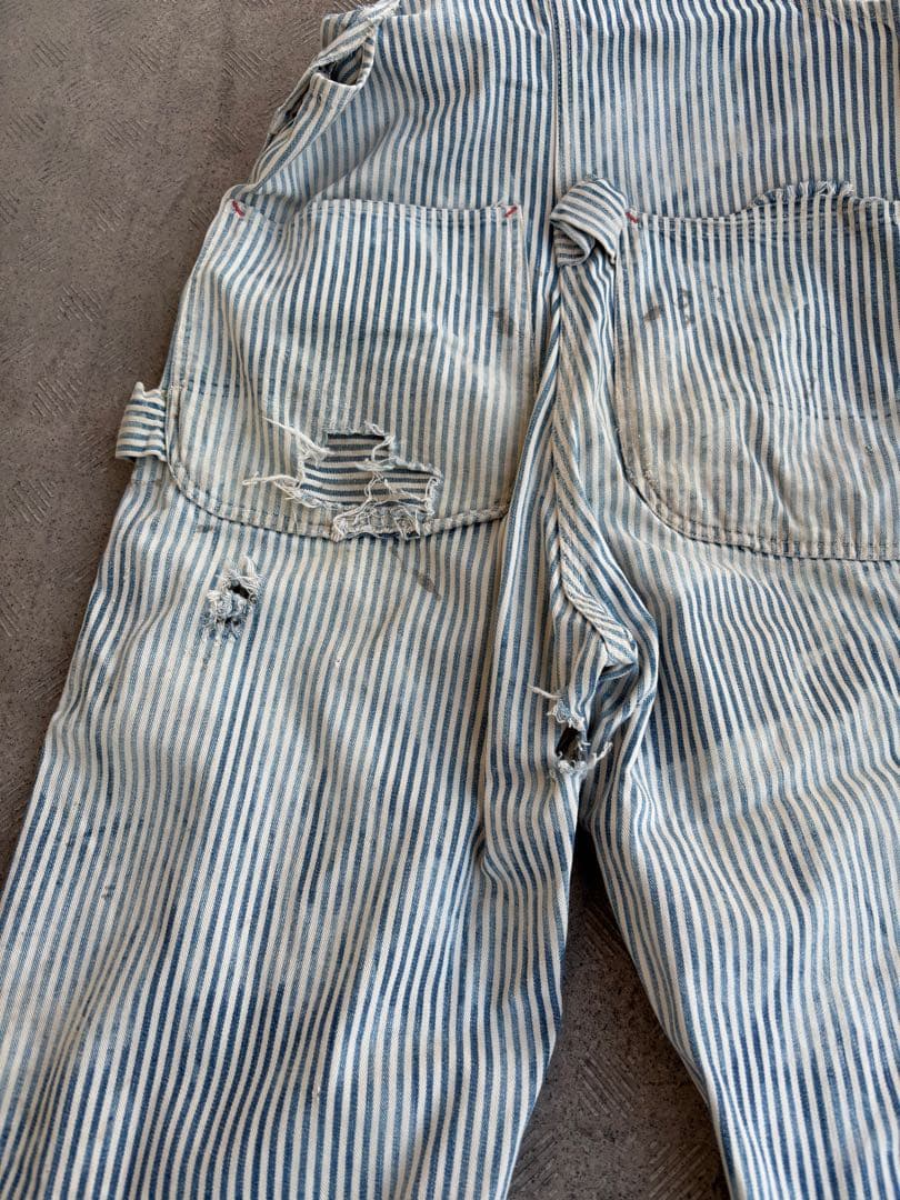 PAYDAY ペイデイ　ヒッコリーオーバーオール　40s