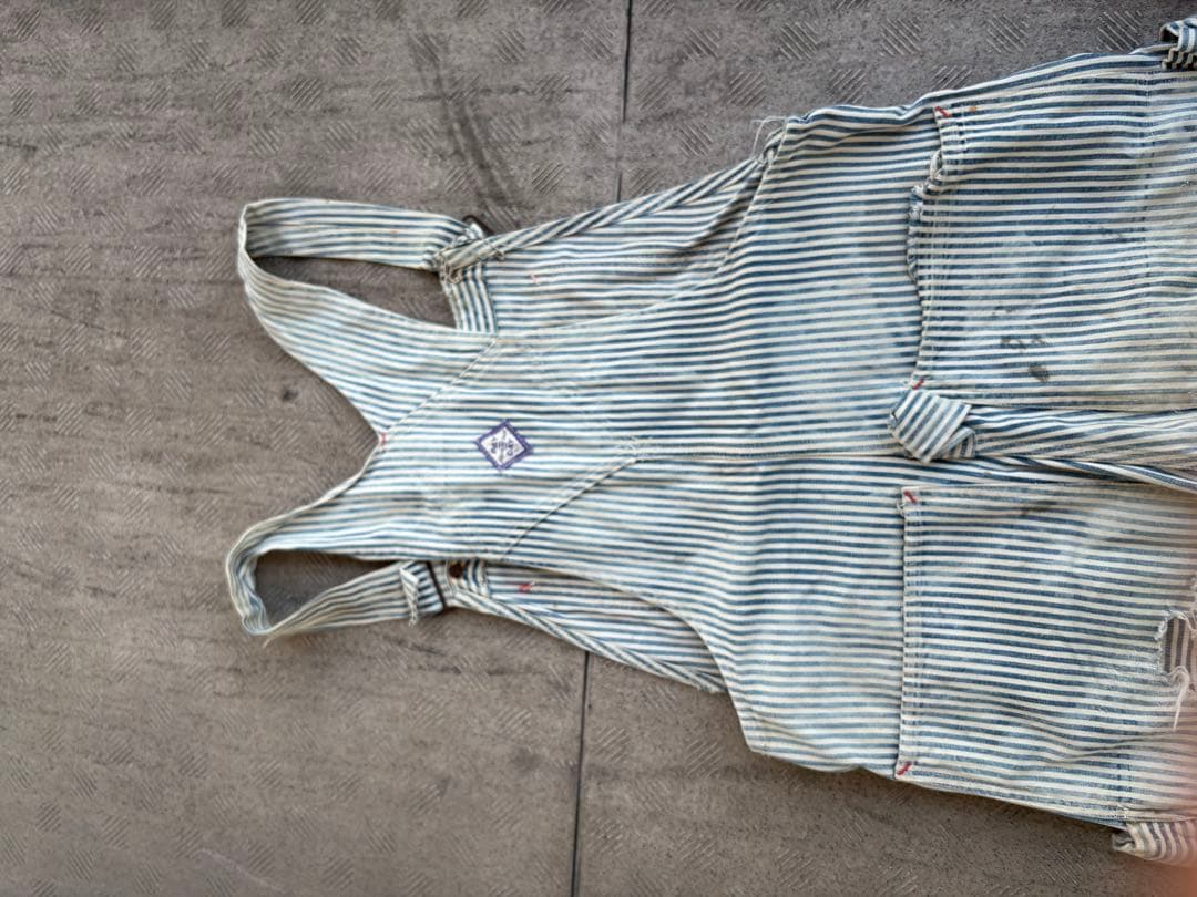 PAYDAY ペイデイ　ヒッコリーオーバーオール　40s