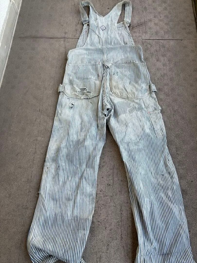 PAYDAY ペイデイ　ヒッコリーオーバーオール　40s