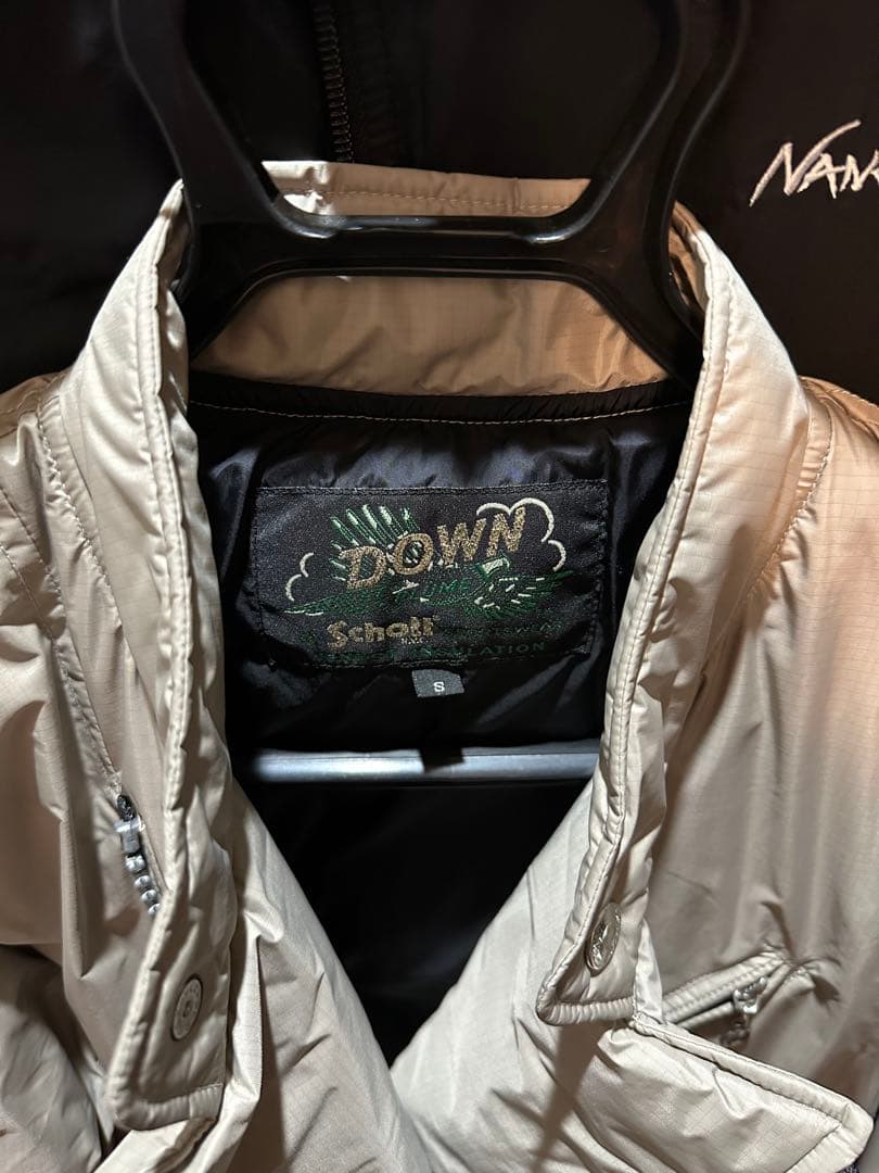 YUTO専用　Schott×NANGA オーロラスタンド ライダースダウン