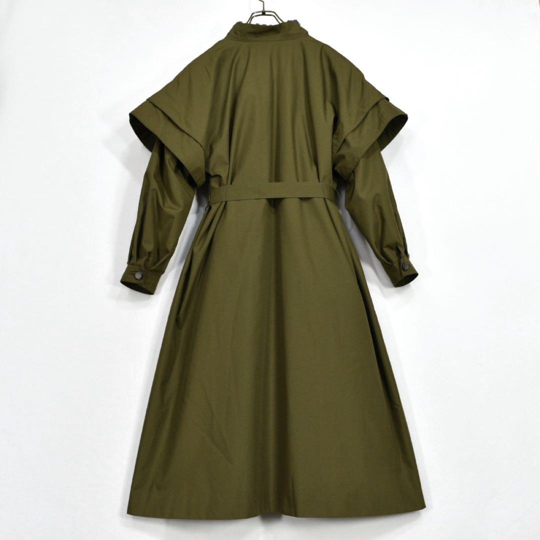 美品　hausammann+moos Diolen cotton ロングコート