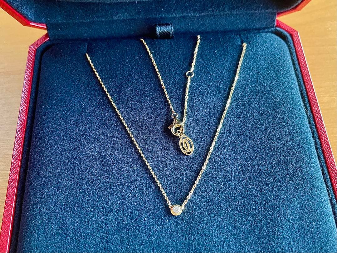 Cartier カルティエ ダムールネックレス K18 YG XS 新品同様
