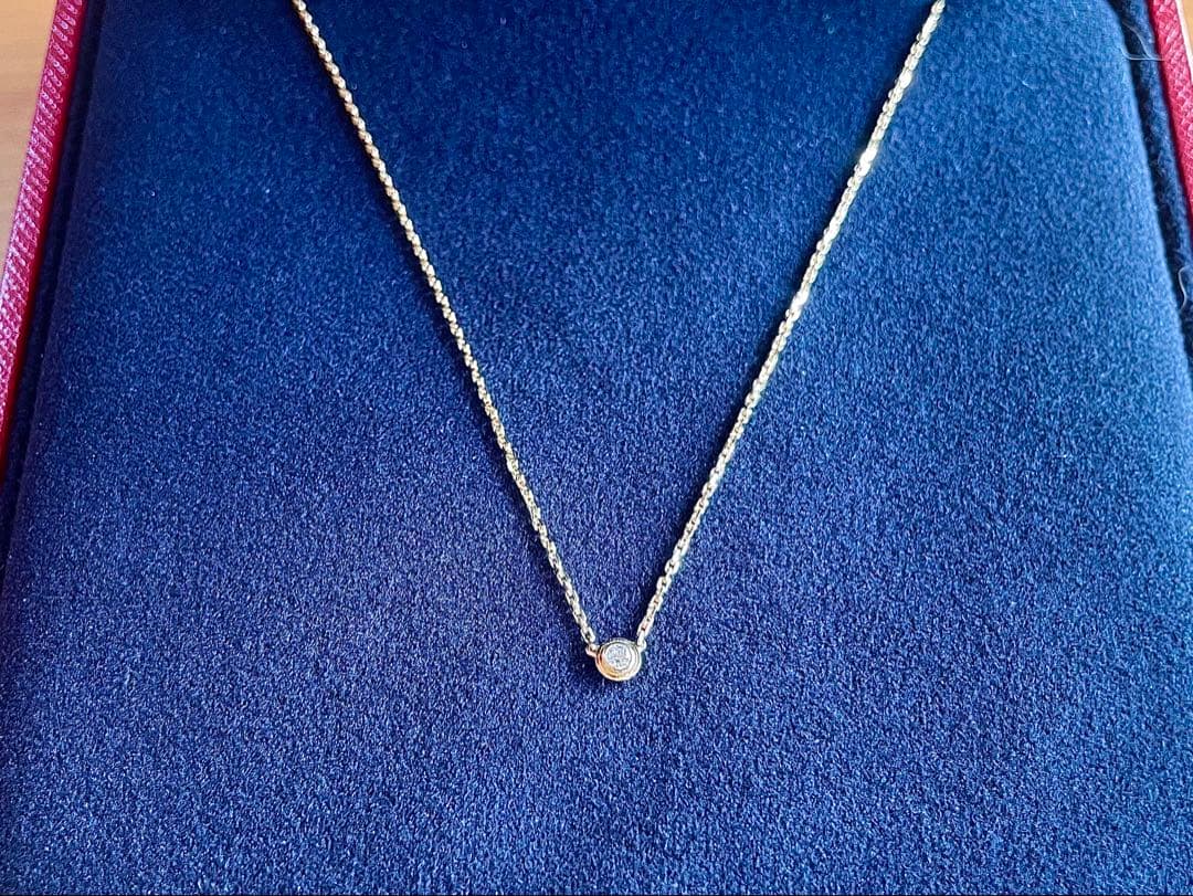 Cartier カルティエ ダムールネックレス K18 YG XS 新品同様