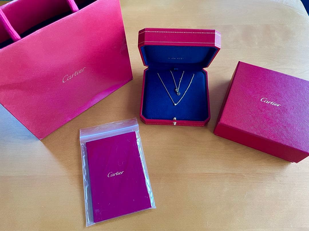 Cartier カルティエ ダムールネックレス K18 YG XS 新品同様