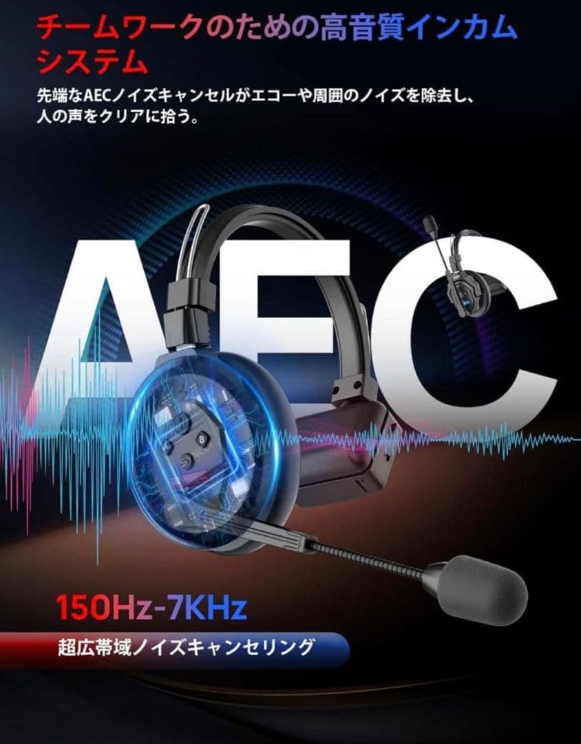 SYNC Xtalk XPro Series XP02 ワイヤレスヘッドセット