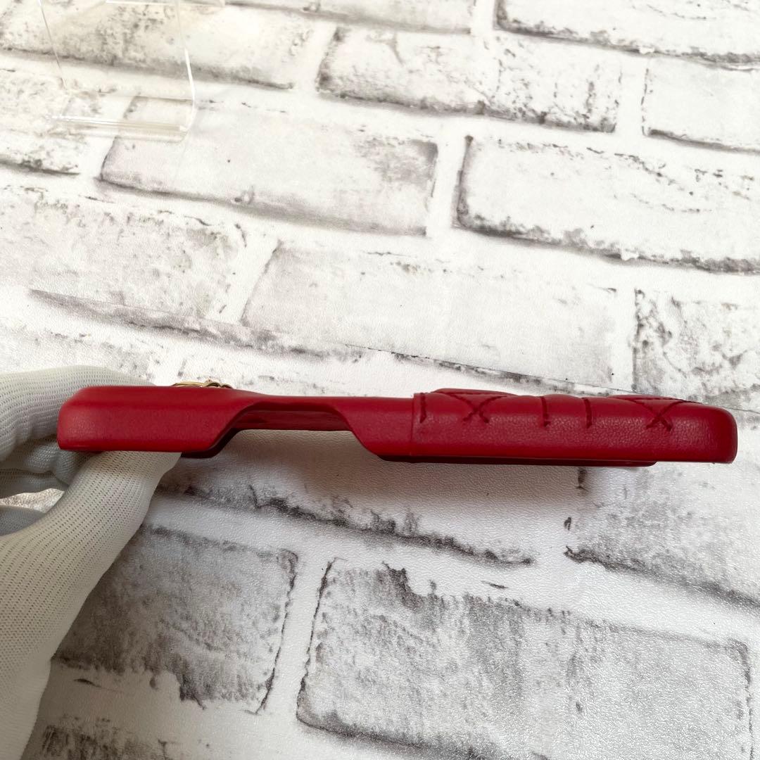 極美品✨クリスチャンディオール　iPhone15Pro Max キルティング　赤