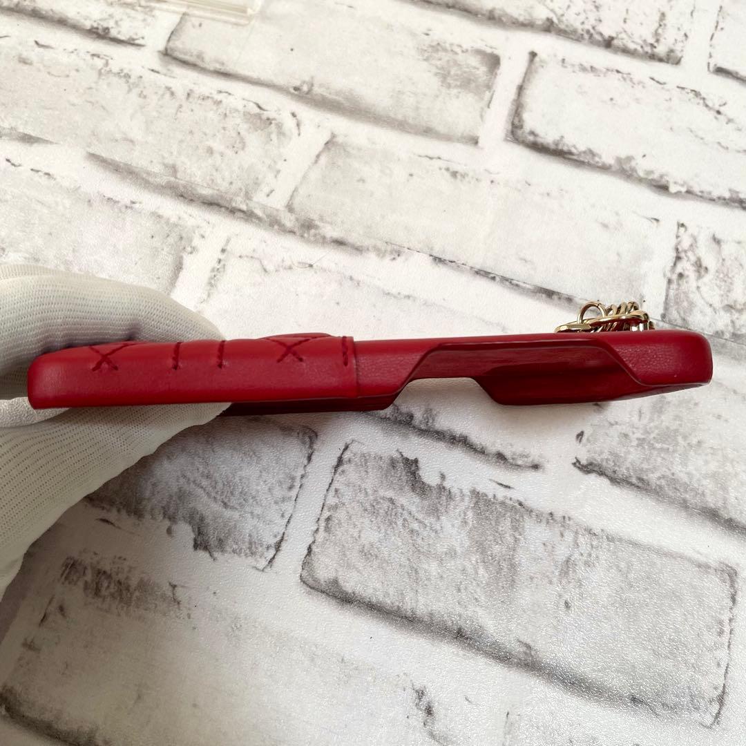 極美品✨クリスチャンディオール　iPhone15Pro Max キルティング　赤