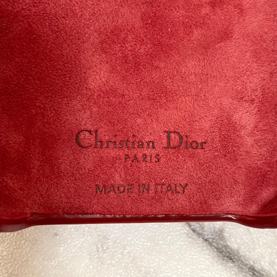 極美品✨クリスチャンディオール　iPhone15Pro Max キルティング　赤