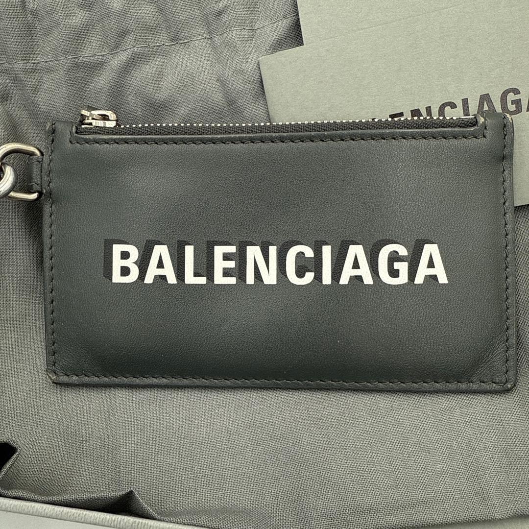 BALENCIAGA ブラックケース ネックウォレット 備品すべて純正品