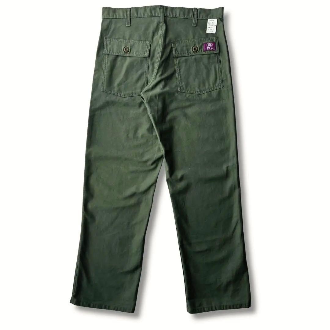 美品 USA アメリカ製 GUNG HO ガンホー ベイカーパンツ 32 30