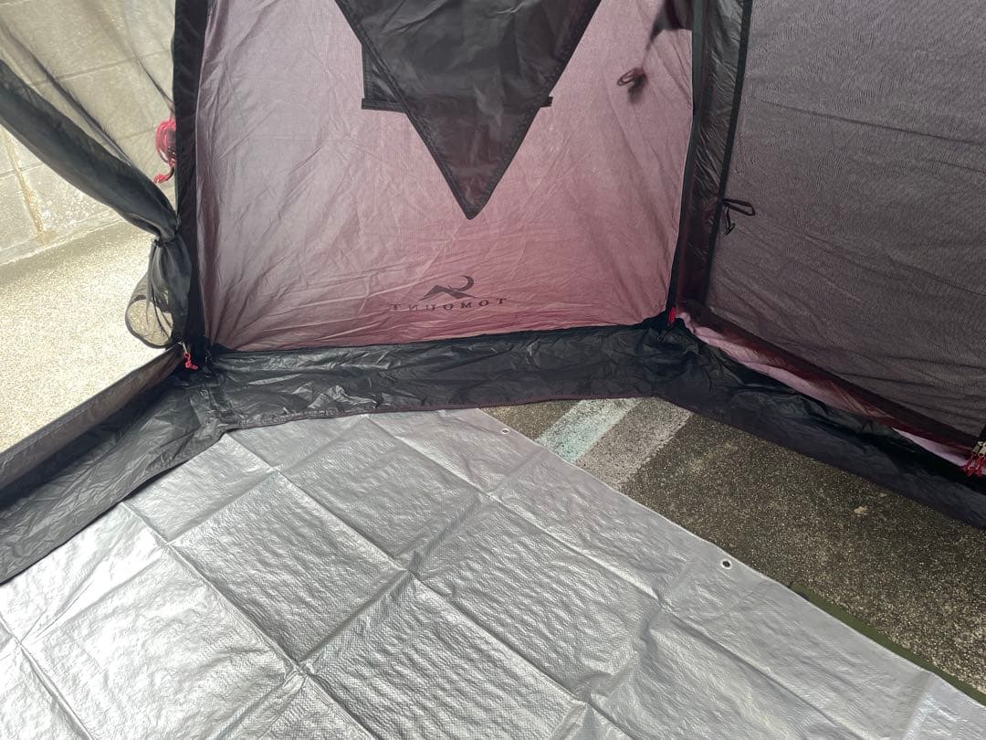 さんだぁ TOMOUNTドーム型テント ブラック