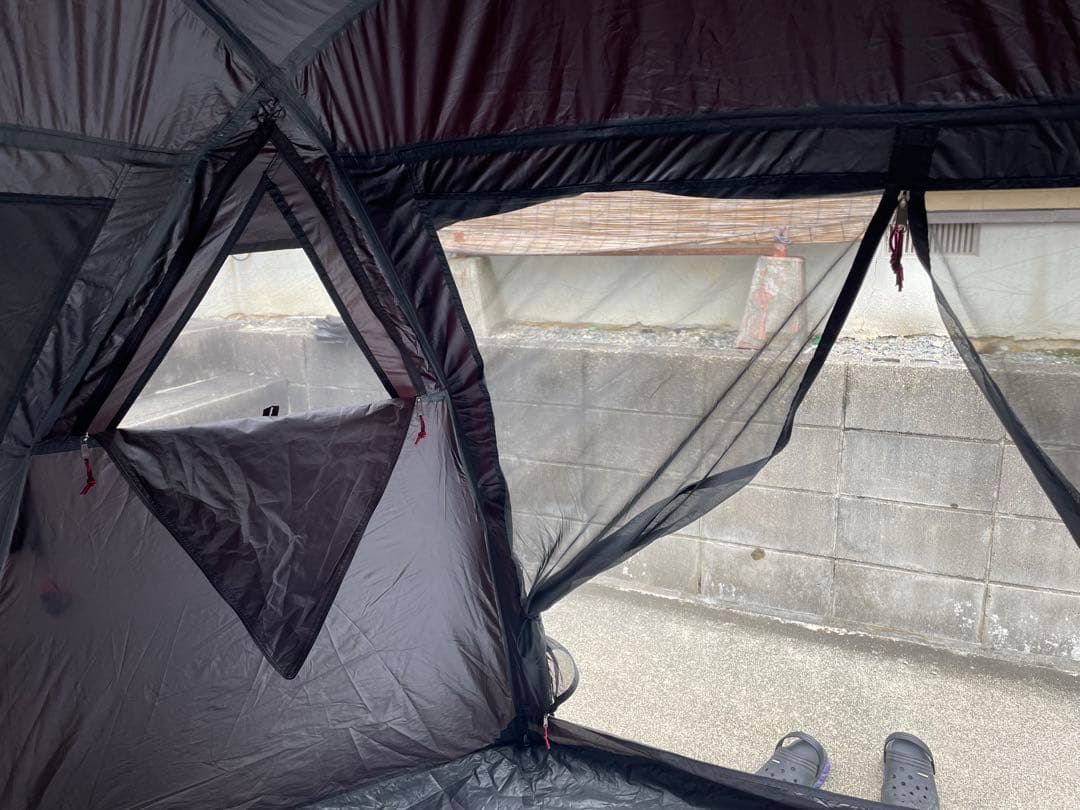 さんだぁ TOMOUNTドーム型テント ブラック