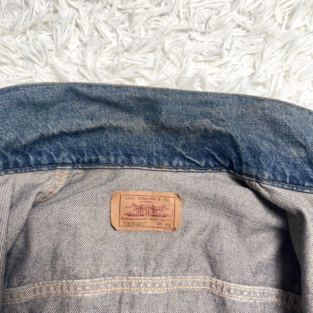 リーバイス 70505-0217 デニムジャケット USA製 90s サイズ40