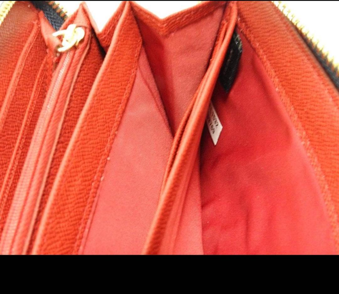 COACH コーチデニムレザー アコーディオン ジップ長財布 ミッドナイトブルー