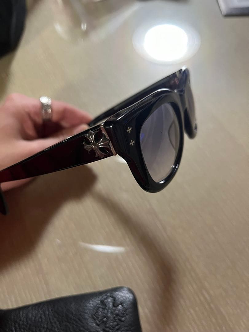 chrome hearts ブラック キャットアイ サングラス クロムハーツ