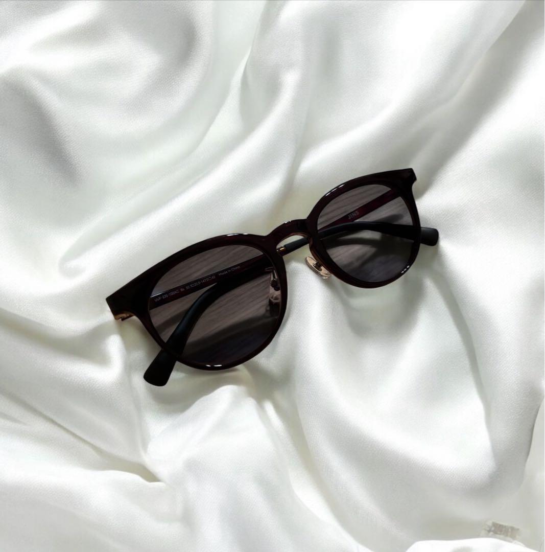 【美品】JINS Switch サングラス　取り外しプレート付　デミブラウン