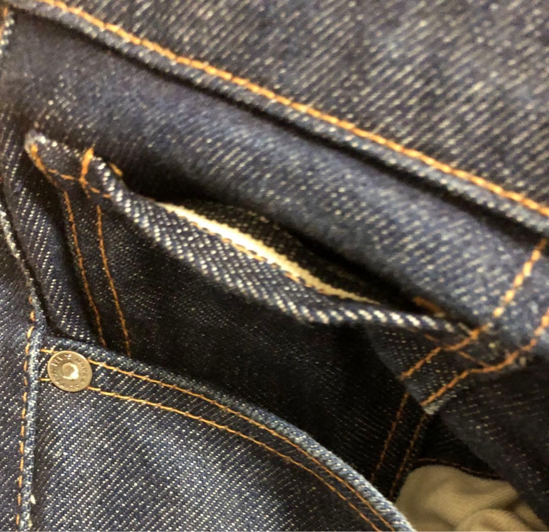 未使用級　Levi's 511 ユーロ製 青タブ ビッグE、セルビッチ、W33