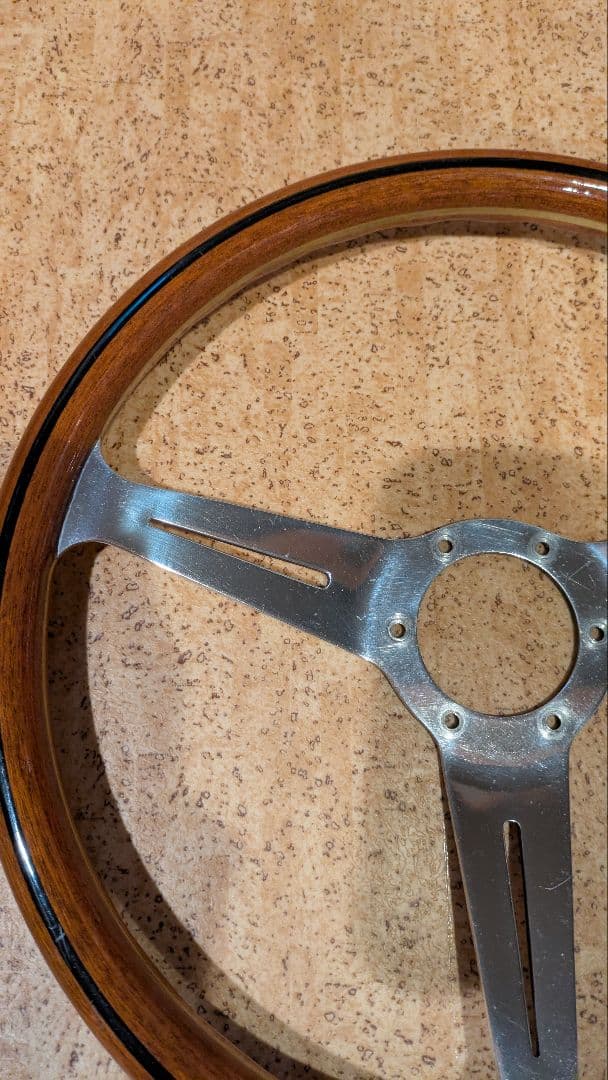 ワケアリ　ナルディ　NARDI　ウッドステアリング　ハンドル