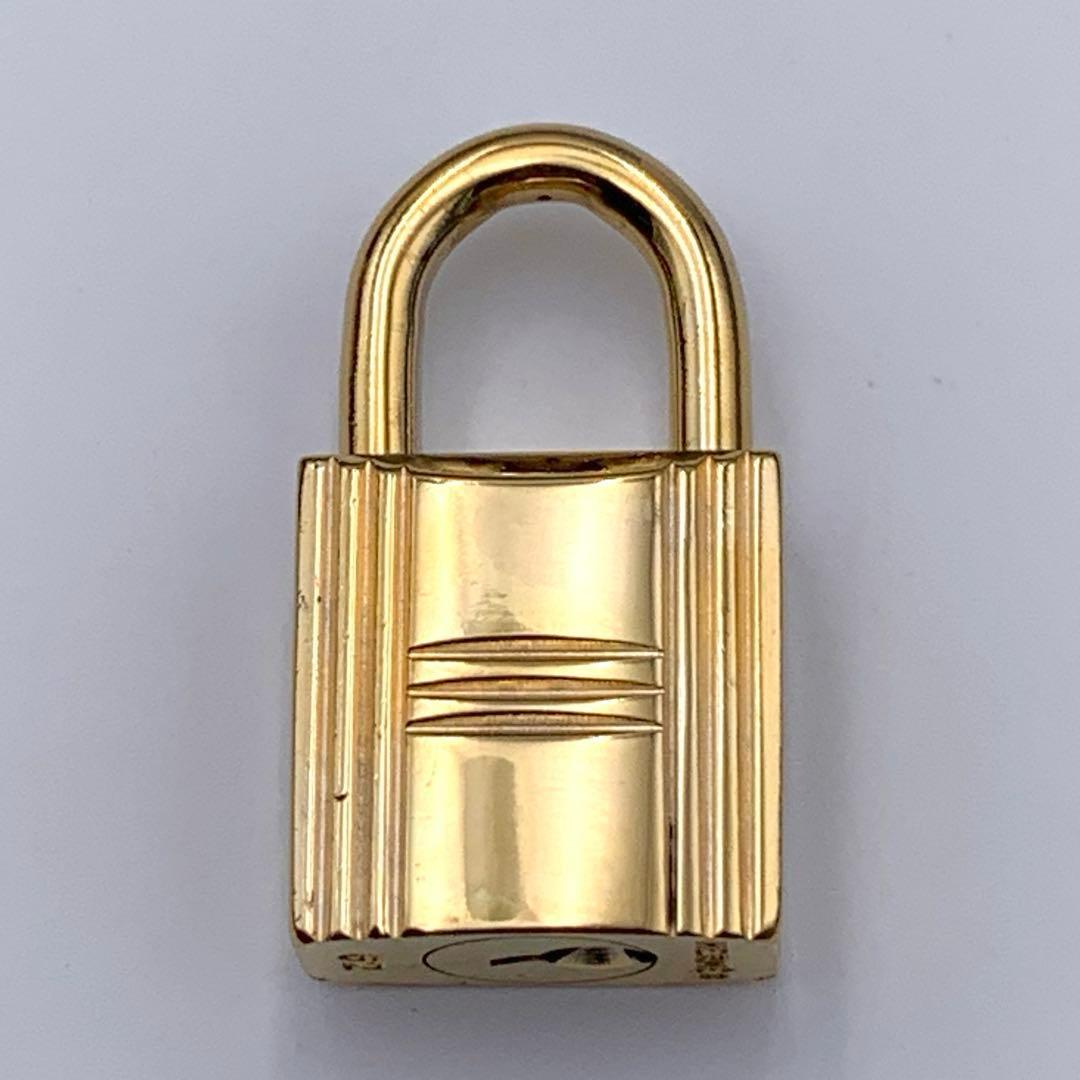 HERMES エルメス カデナ 62番 ゴールド 24Kメッキ 鍵付き 南京錠
