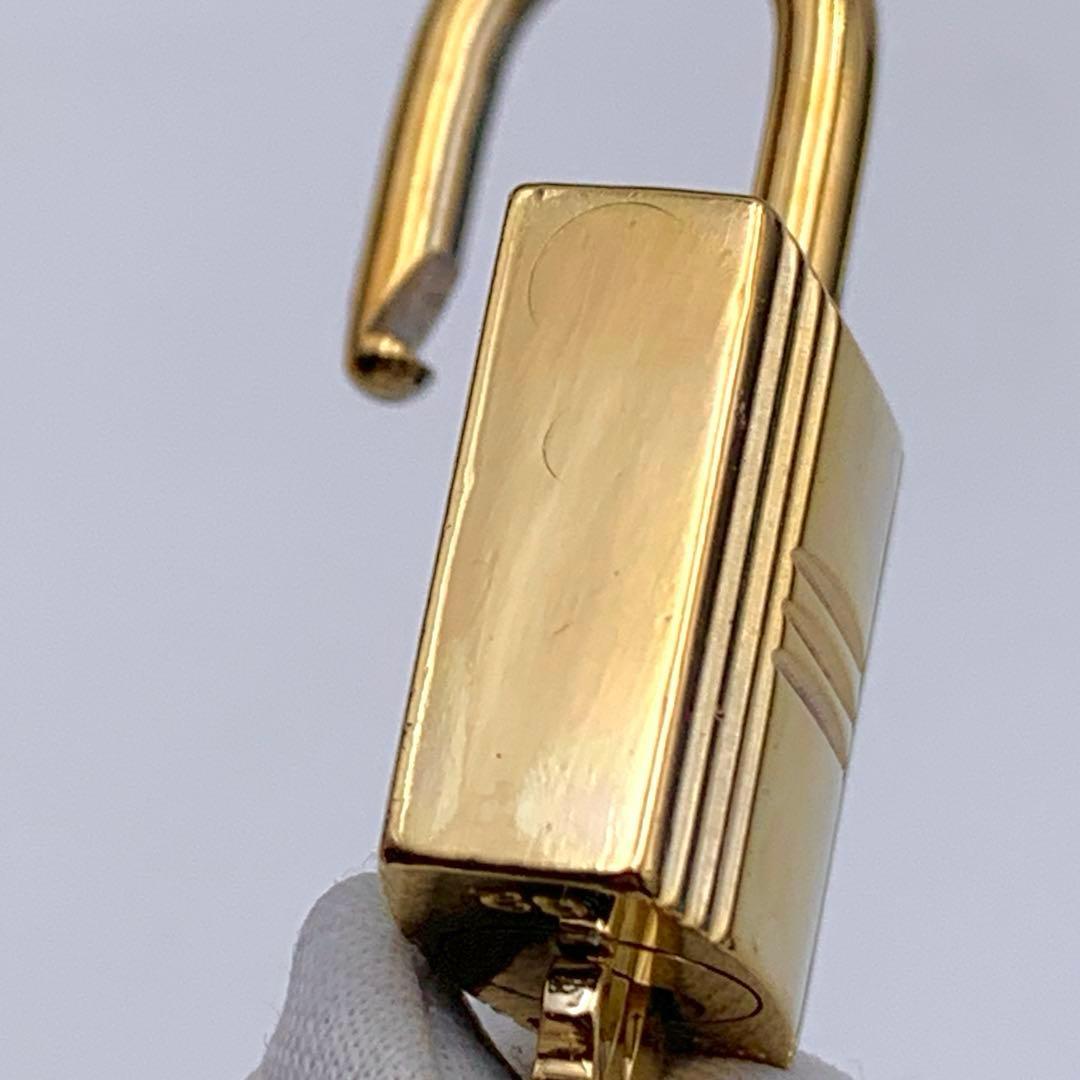 HERMES エルメス カデナ 62番 ゴールド 24Kメッキ 鍵付き 南京錠