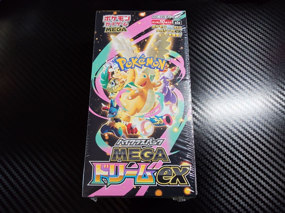 【新品未開封】ポケモンカードゲーム MEGAドリームex シュリンク付き1箱