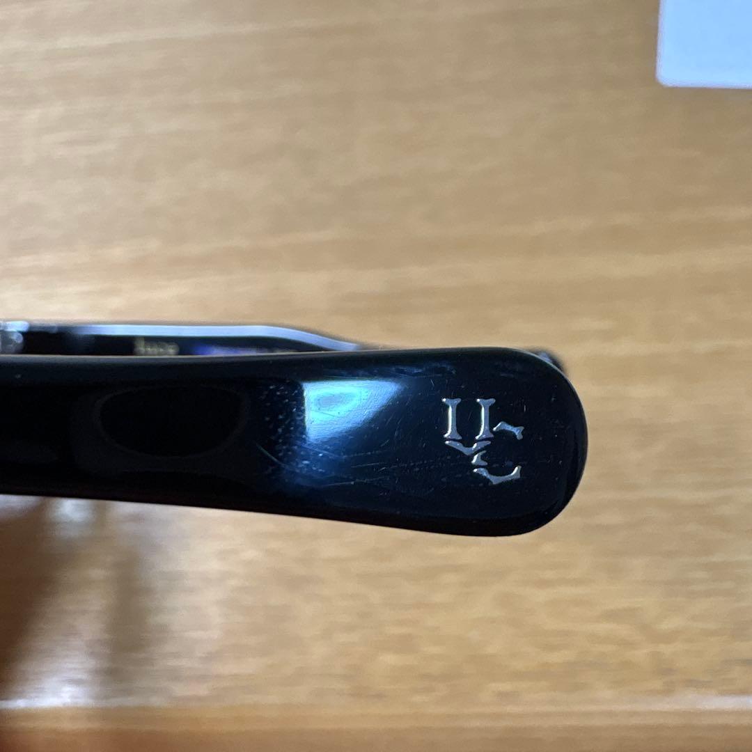 Uncrowd ブラック ラウンド型メガネ