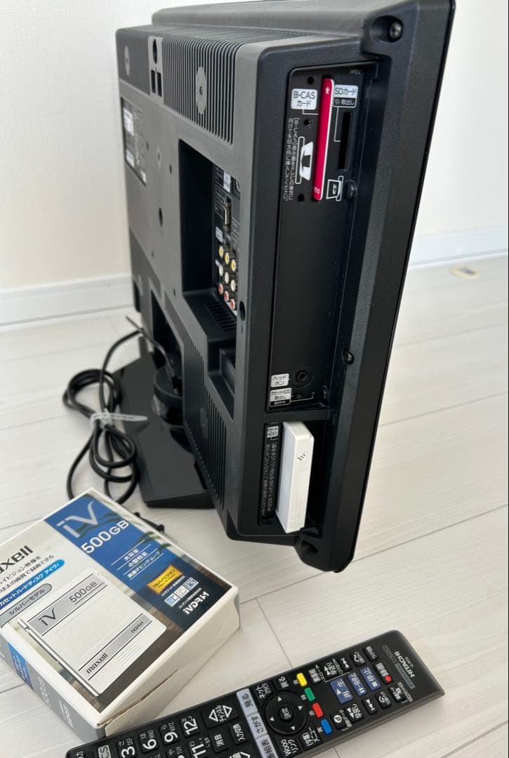 HITACHI WOOO 500GBテレビ 本体➕カセットHDD付き☆