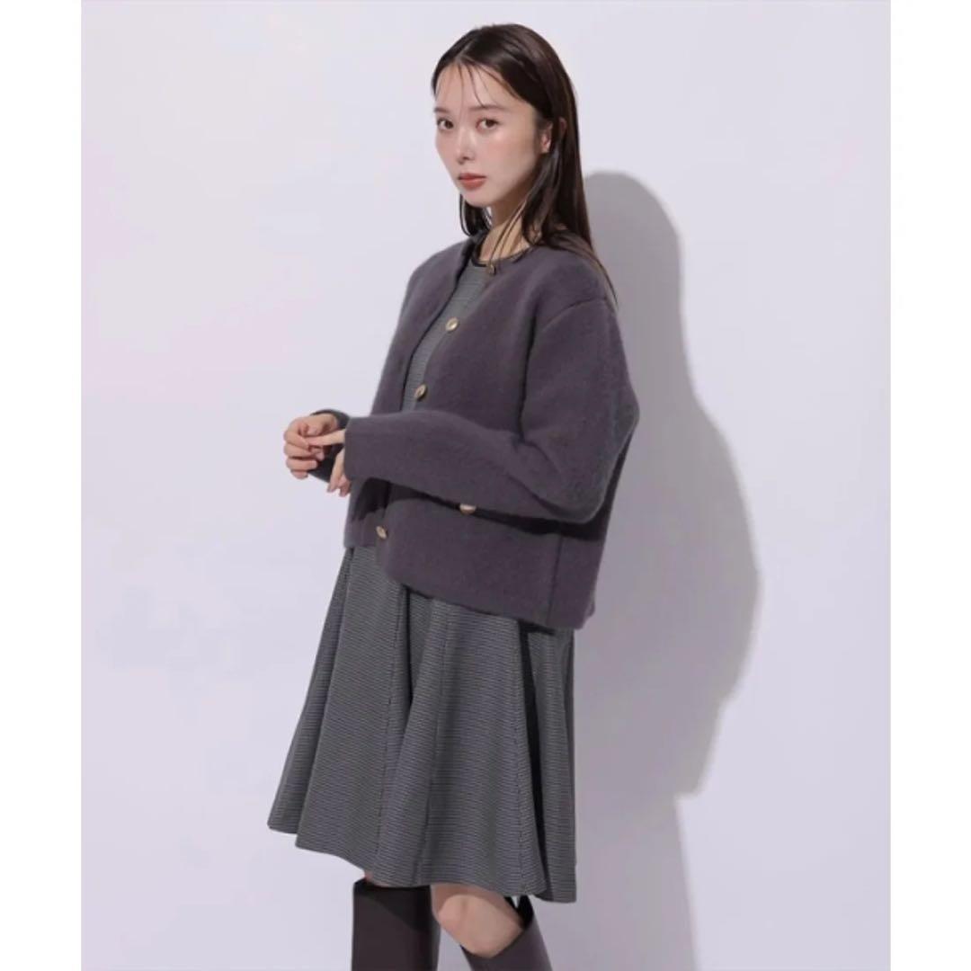 新品マイストラーダ　マチフレアミニワンピース （黒）