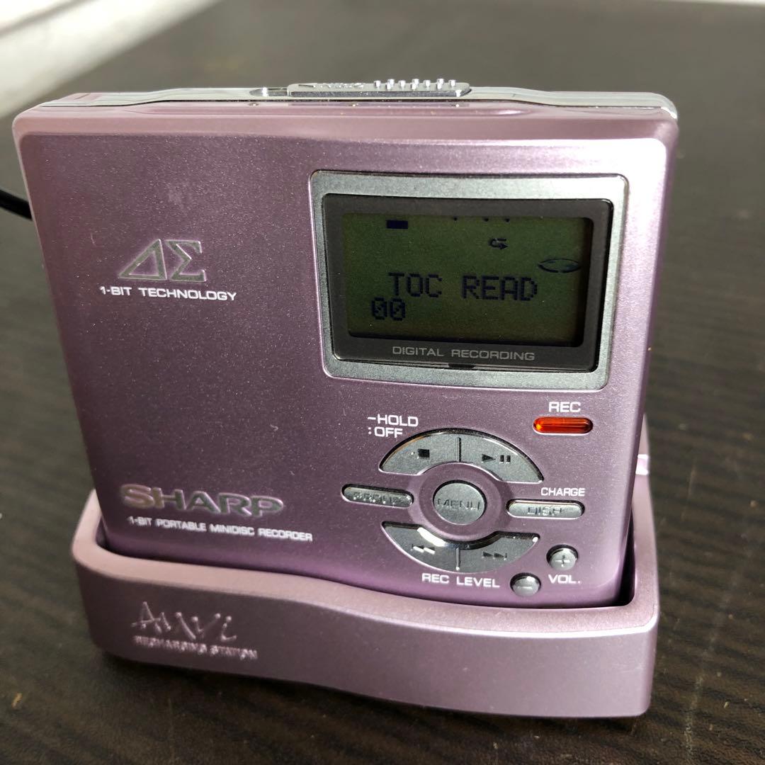 SHARP MD-DR7-P ポータブルMDレコーダー