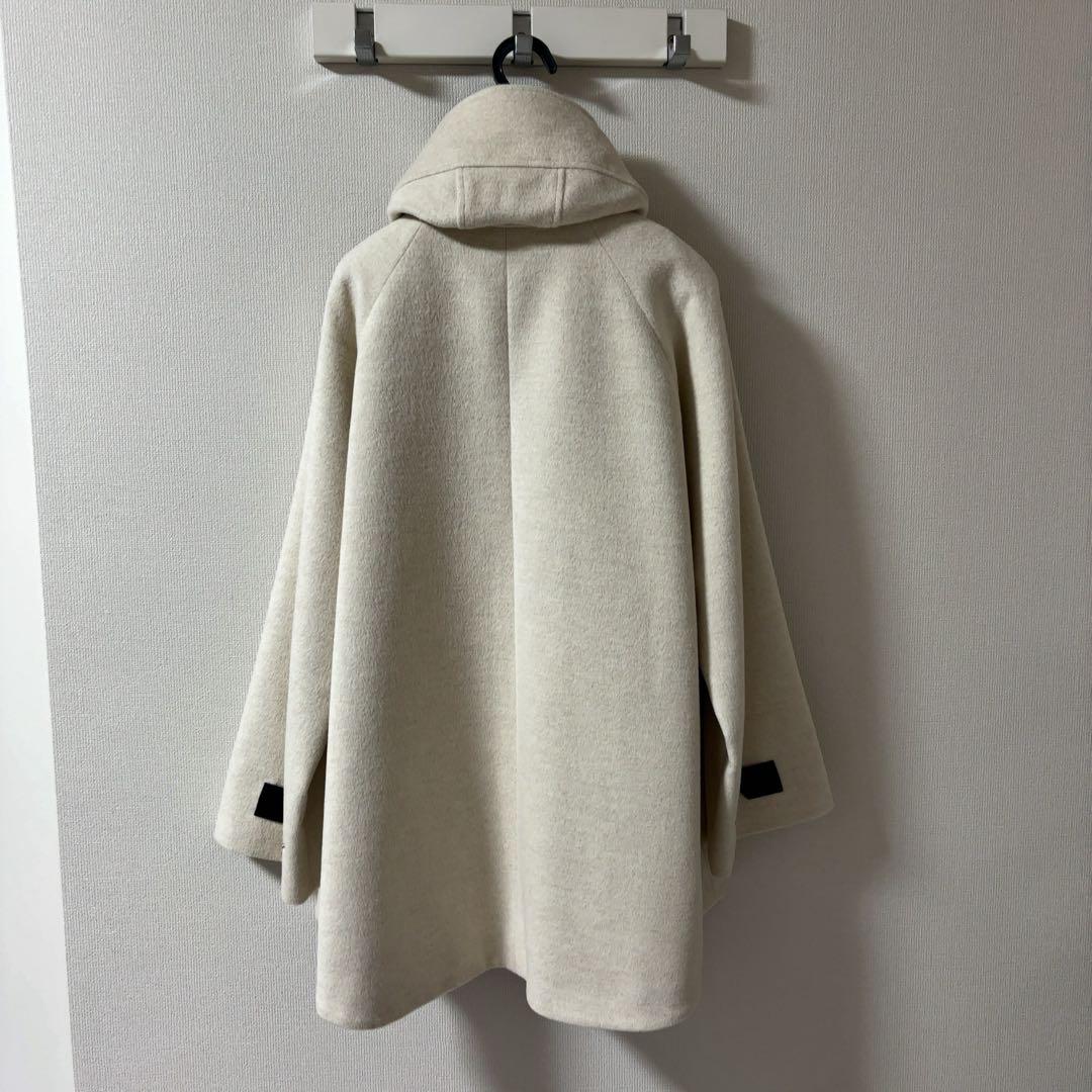 【お値下げ】 コムサプラチナ K.T アンゴラウール ・Aラインショートコート