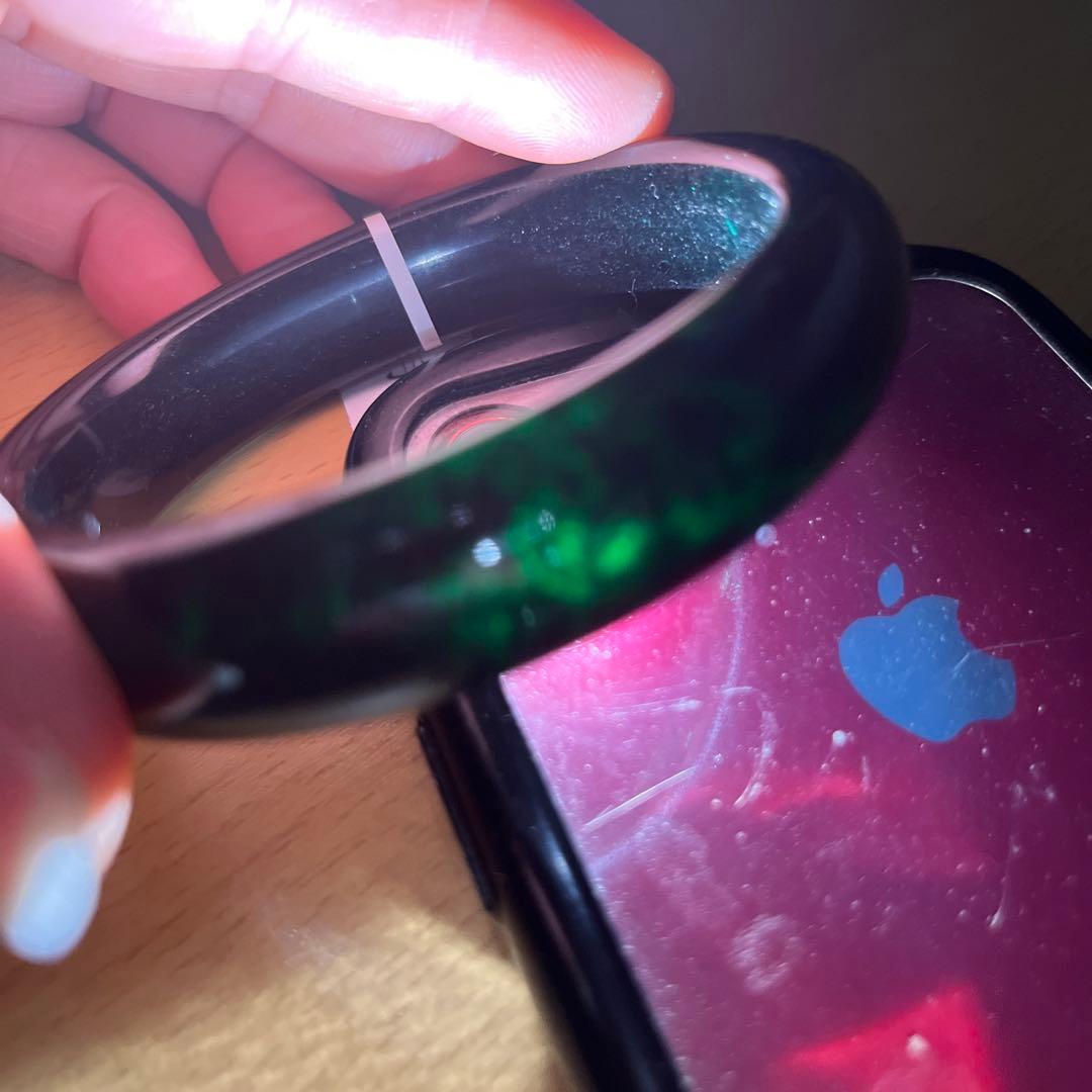 神秘な翡翠バングル【鑑定書付き】