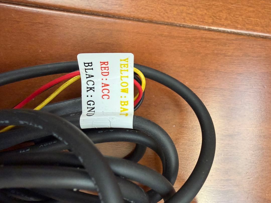 コムテック ZDR015リアカメラ、駐車監視機能付き