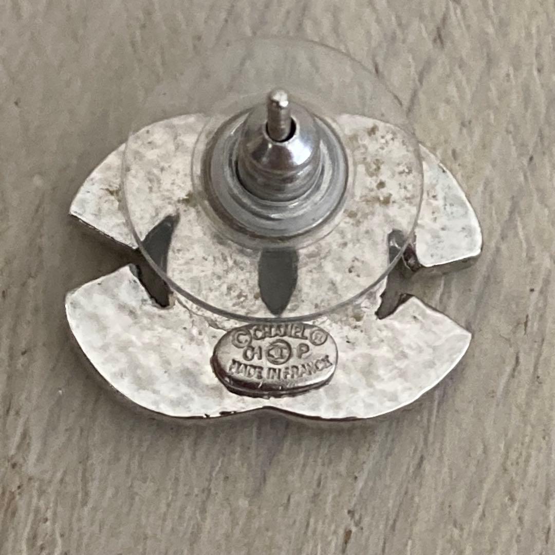 CHANEL シャネル ピアス ココマーク ラインストーン 片方のみ