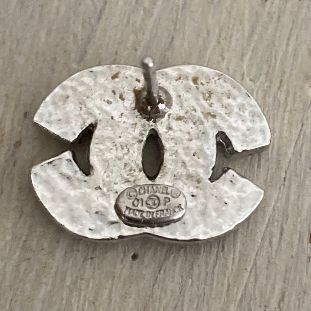 CHANEL シャネル ピアス ココマーク ラインストーン 片方のみ