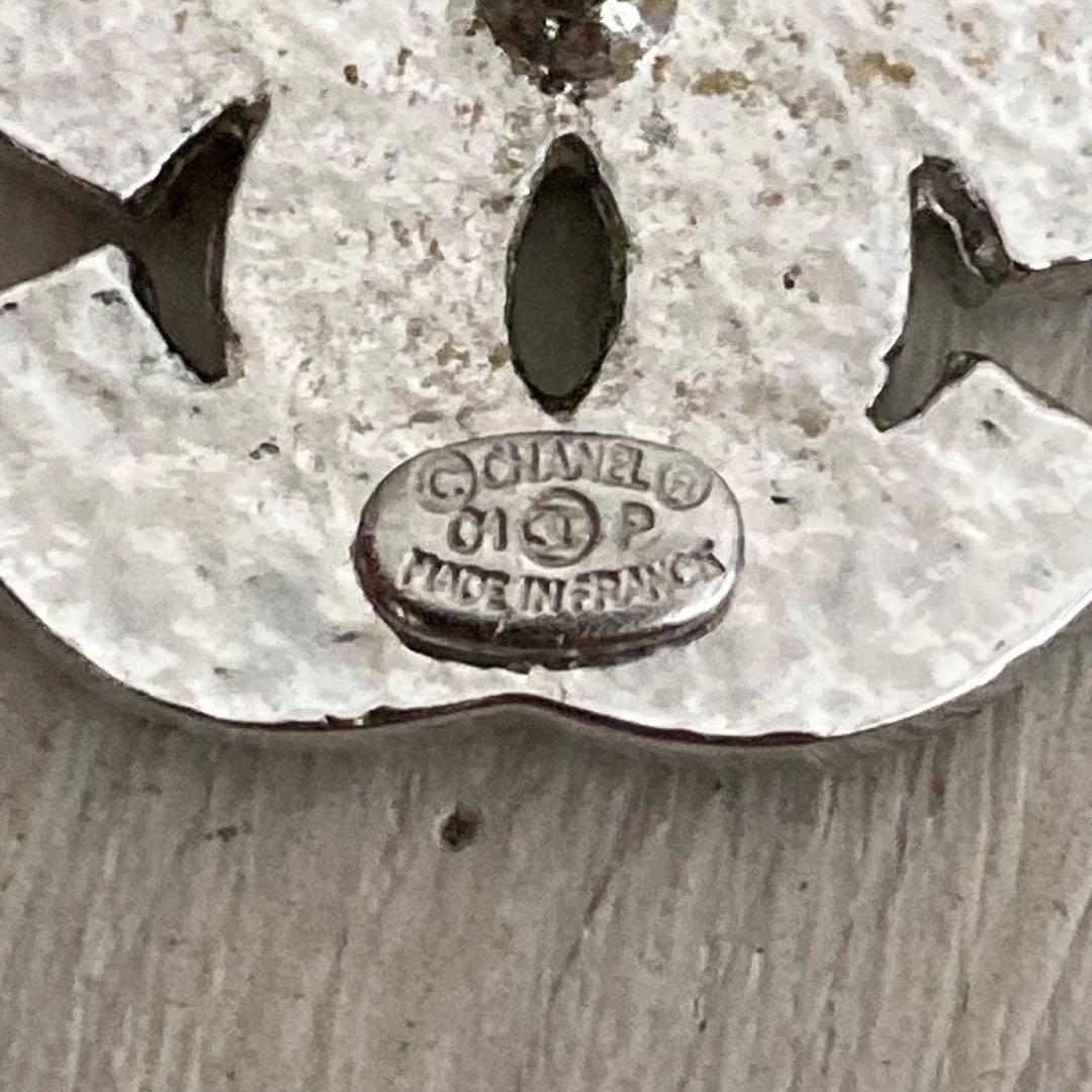 CHANEL シャネル ピアス ココマーク ラインストーン 片方のみ