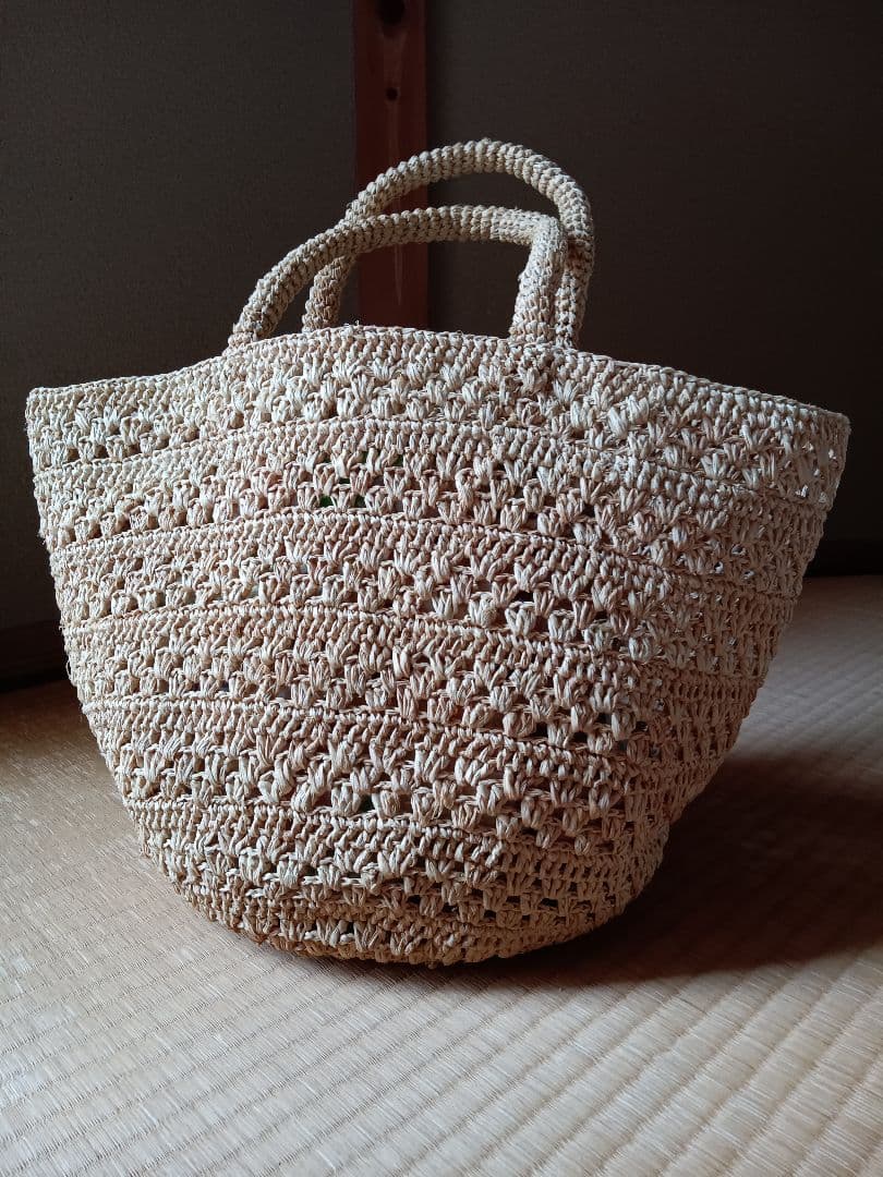 と*み様 美品　サンアルシデ　ラフィア　かごバッグ　ヘレンカミンスキー好きに