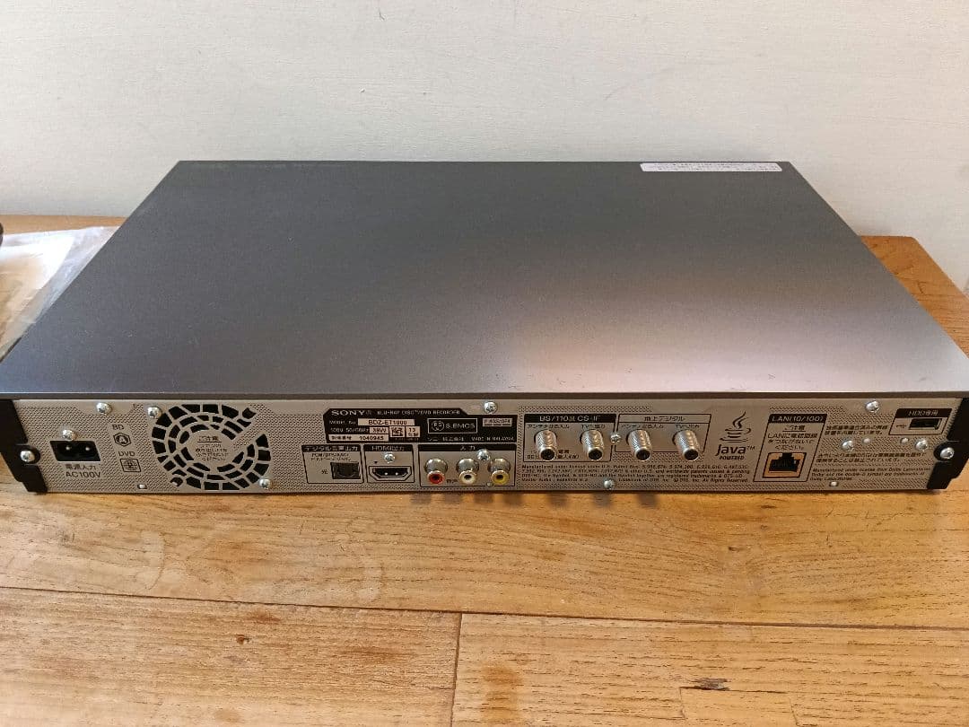 美品 SONY 3番組同時録画 ブルーレイレコーダー BDZ-ET1000