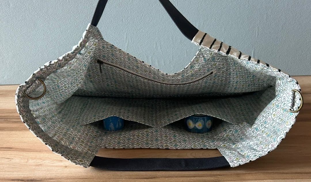 【Miu様オーダー】ミナペルホネンハンドメイドシャーリングバッグ