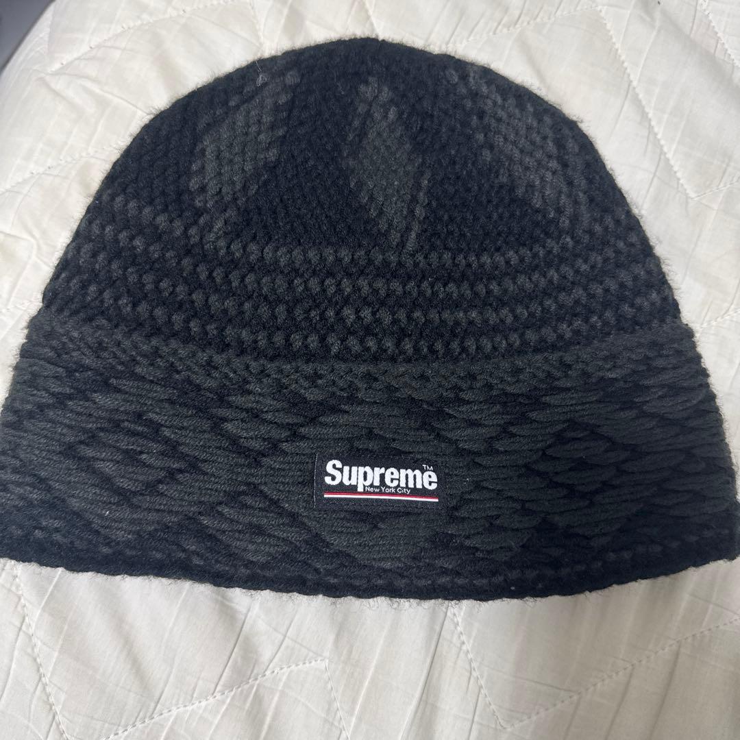 帽子 25AW Supreme Diamond Beanie Black
