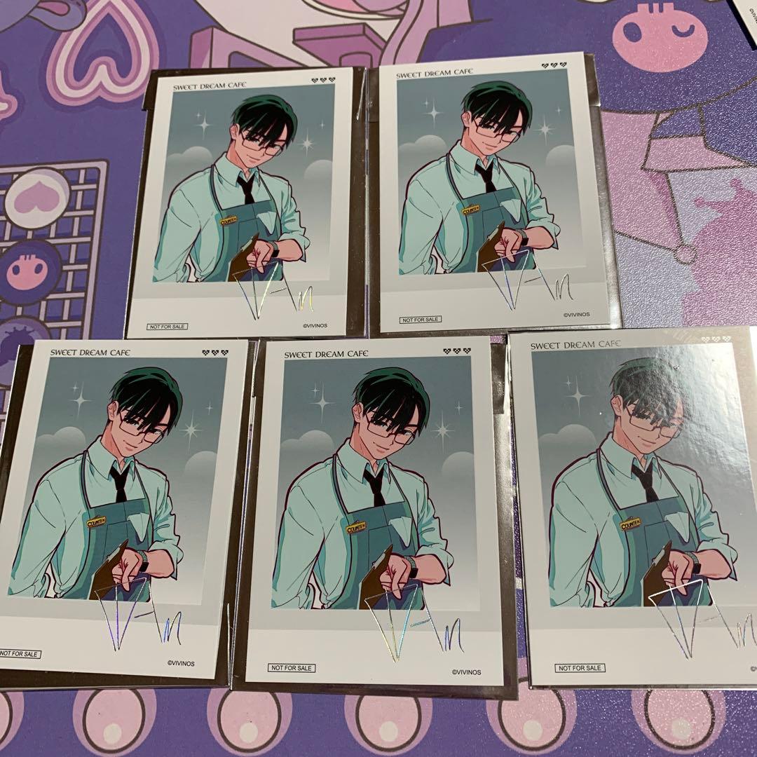 Alienstage コラボカフェ デザート特典　ぱしゃこれ　イヴァン　5枚