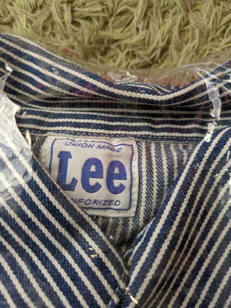 新品未開封　Lee カバーオール　【L】ヒッコリー