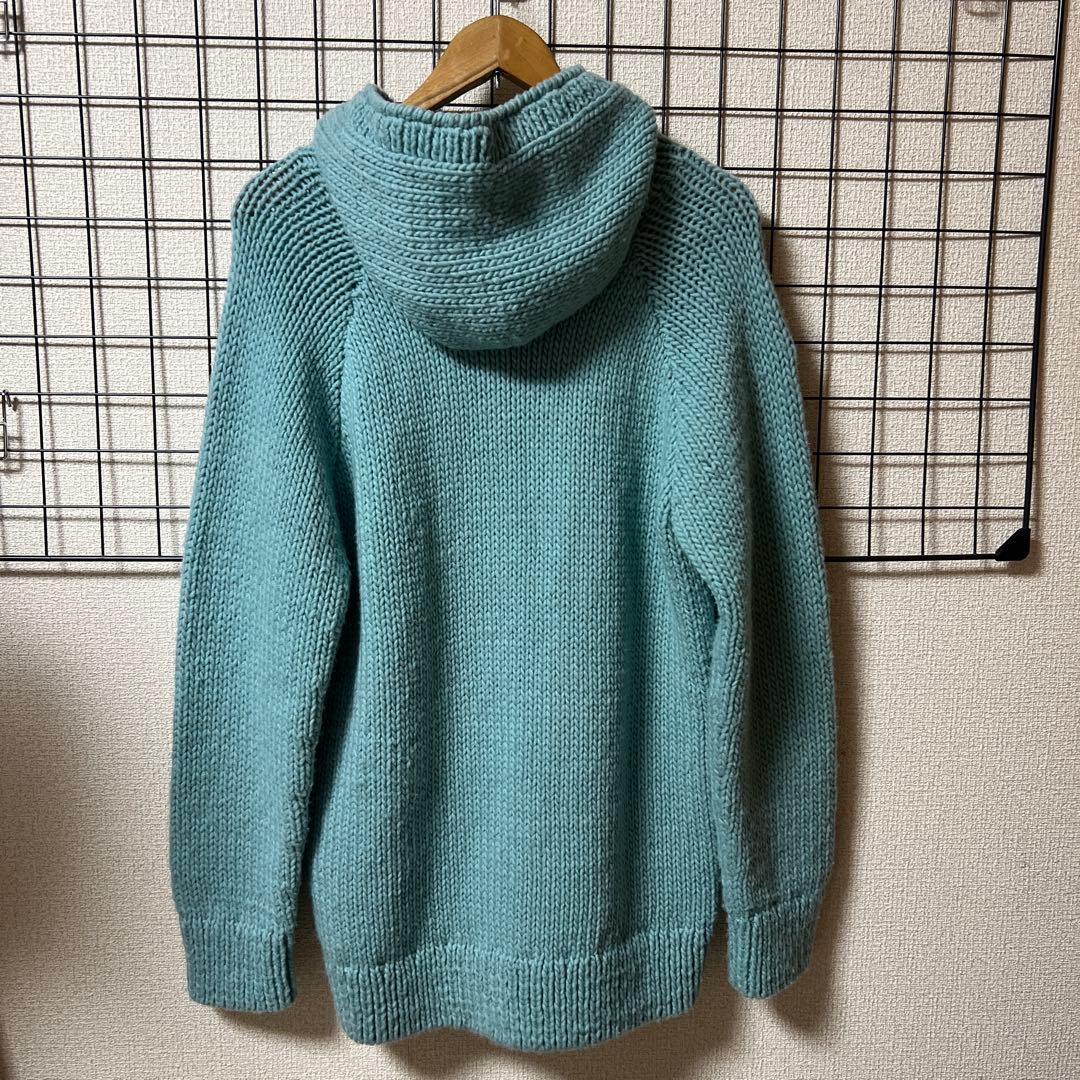 ⭐️希少⭐️ロンハーマン ジップアップニット Lサイズ 厚手 カウチン フード 美品