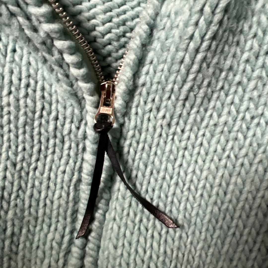 ⭐️希少⭐️ロンハーマン ジップアップニット Lサイズ 厚手 カウチン フード 美品