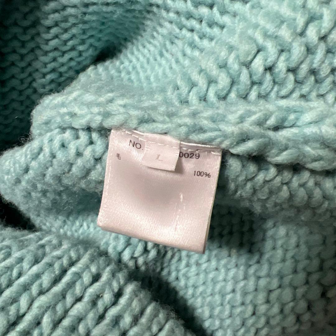 ⭐️希少⭐️ロンハーマン ジップアップニット Lサイズ 厚手 カウチン フード 美品