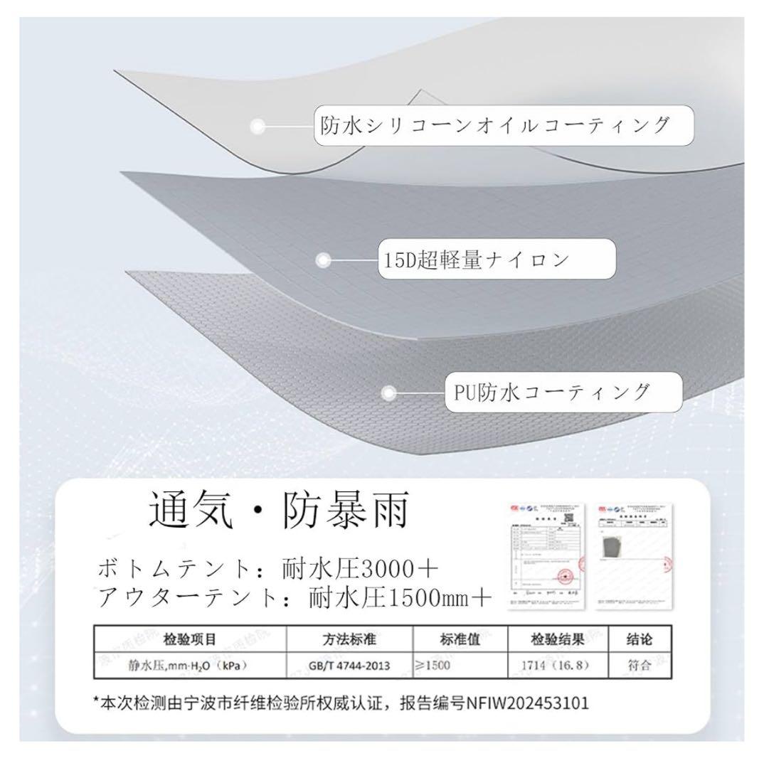 Naturehike CloudUP1 ULライトグレーソロテント　超軽量