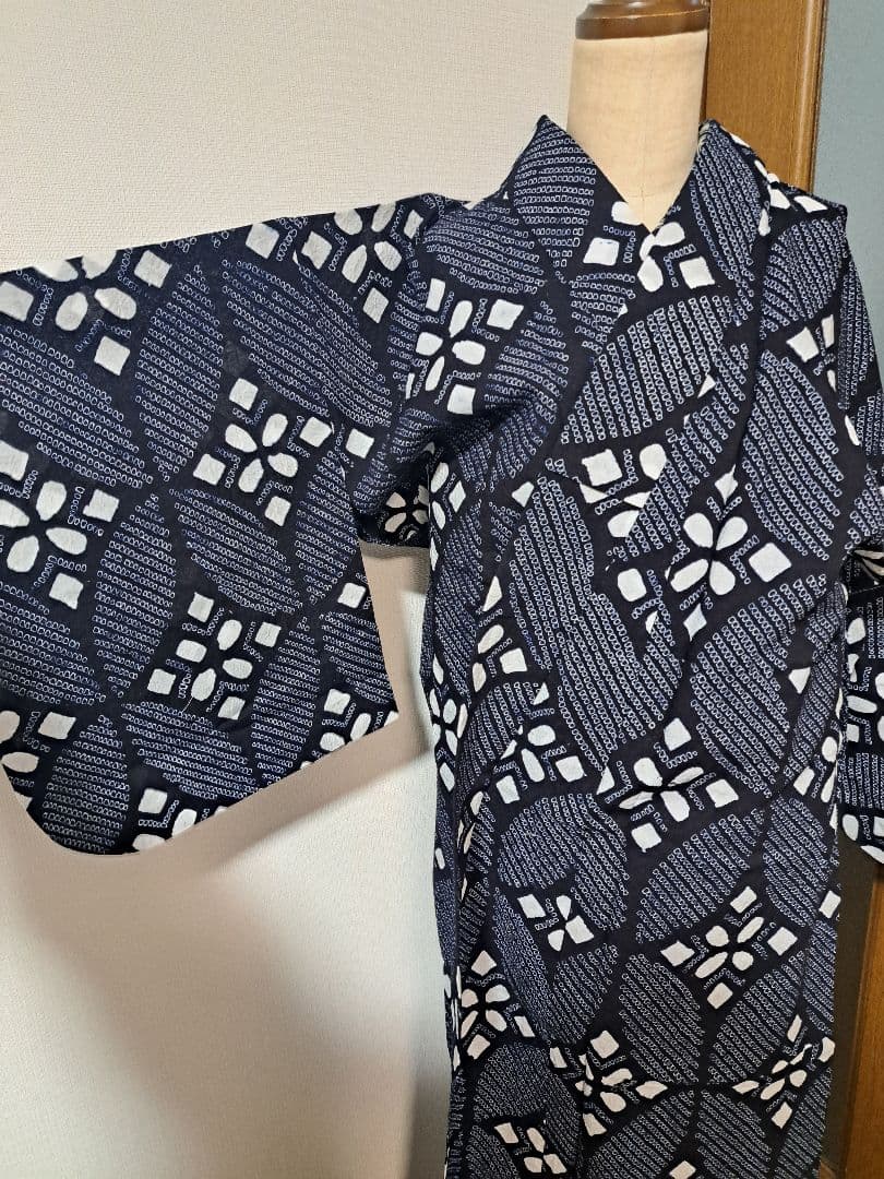 有松絞り 絞り浴衣 超美品 150/64