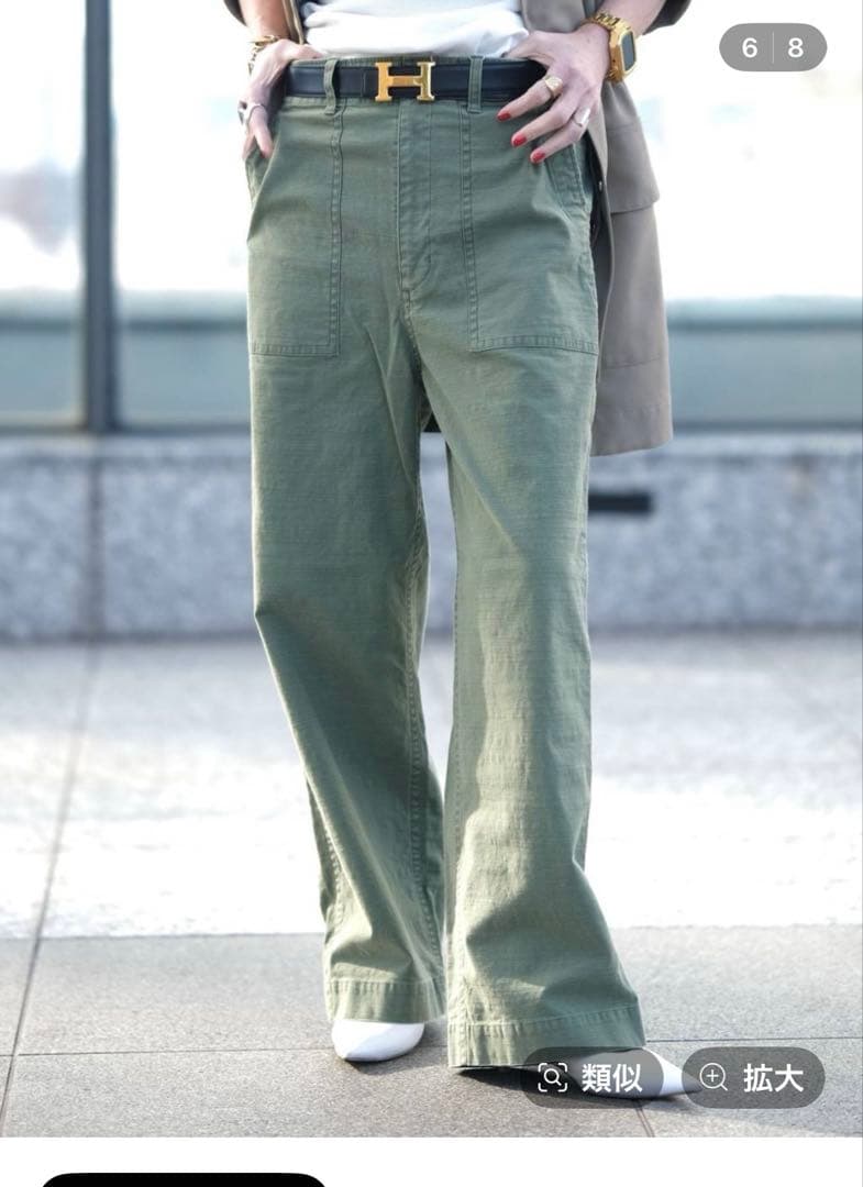 BRILL★ブリル★カーゴパンツ　カーキ　38