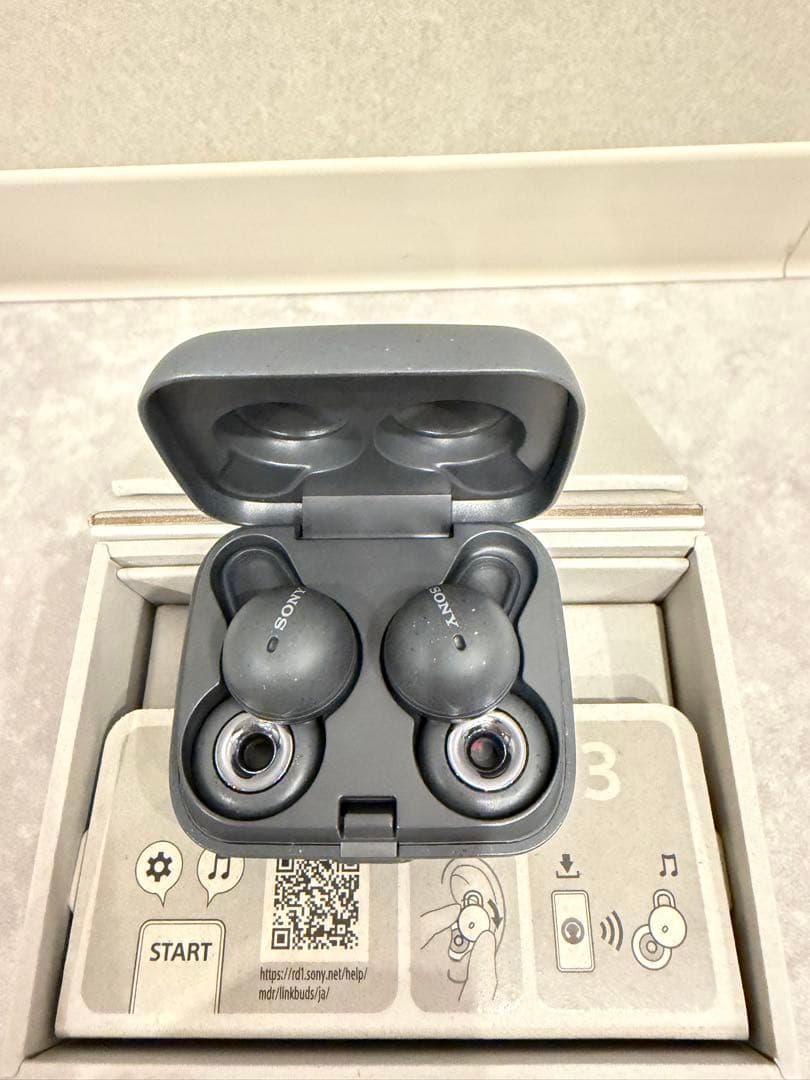 SONY LinkBuds ワイヤレスイヤホン WF-L900/HM グレー