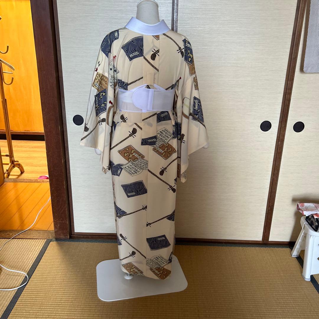 紙人形仕立て　長襦袢　岡重