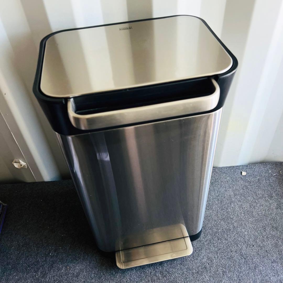 304激安✨Joseph Joseph大容量30L圧縮時短家具ゴミ箱おしゃれ